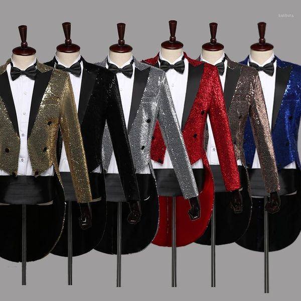 men's suits & blazers men sequin slim fit tailcoat suit jackets prom formal stage performance tuxedo full dress singer wedding blazer c, White;black
men's suits & blazers men sequin slim fit tailcoat suit jackets prom formal stage performance tuxedo full dress singer wedding blazer c, White;black
