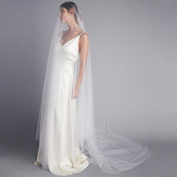 bridal veils women ivory simple chapel veil cut edge one layer wedding tulle elegant sheer pographic headpiece accessory bride, Black
bridal veils women ivory simple chapel veil cut edge one layer wedding tulle elegant sheer pographic headpiece accessory bride, Black