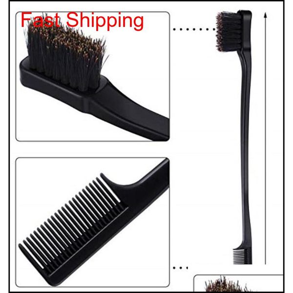 2019 beauty double sided edge control hair comb hair styling tool hair brush toothbrush style eyebr qylzpf hjfeeling, Silver
2019 beauty double sided edge control hair comb hair styling tool hair brush toothbrush style eyebr qylzpf hjfeeling, Silver