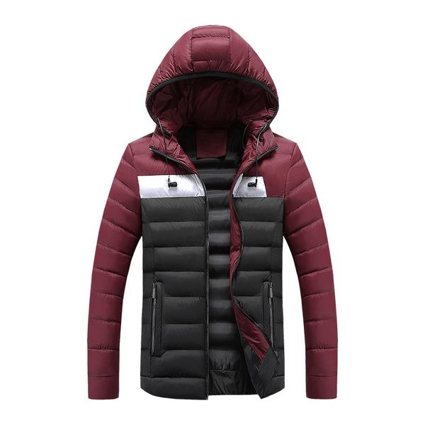mens splicing parker down coats fashion trend warm windproof hooded puffer jacket designer winter thicken coldproof bread casual puff jacket, Black
mens splicing parker down coats fashion trend warm windproof hooded puffer jacket designer winter thicken coldproof bread casual puff jacket, Black