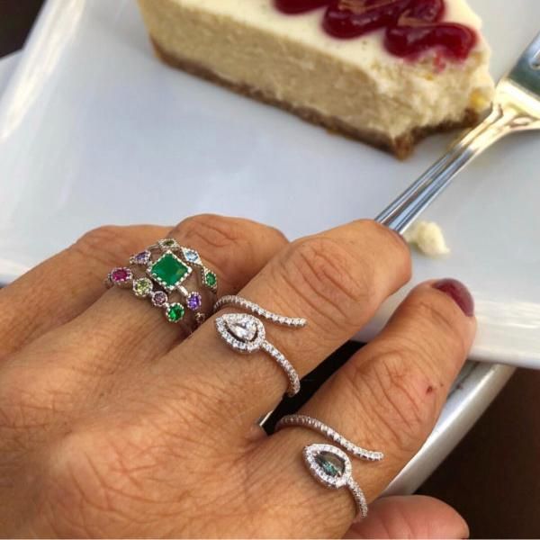 cluster rings adjustable 2021 jewelry tear drop birthstone green blue red white pear shape open adjust knuckle ring, Golden;silver
cluster rings adjustable 2021 jewelry tear drop birthstone green blue red white pear shape open adjust knuckle ring, Golden;silver