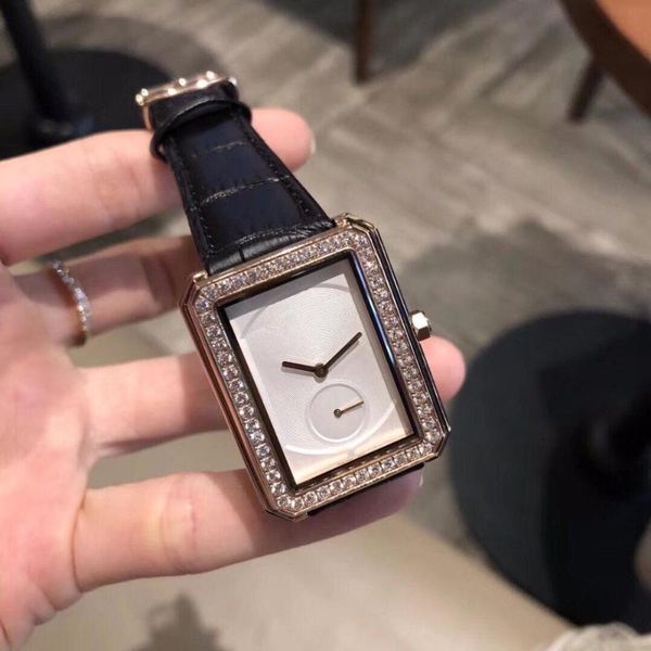 wristwatches genuine leather watch black rectangle quartz wrist clock women boyfriend watches real cow boy friend, Slivery;brown
wristwatches genuine leather watch black rectangle quartz wrist clock women boyfriend watches real cow boy friend, Slivery;brown