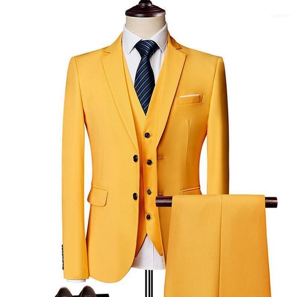 men's suits & blazers mens suit 2021 wedding for men shawl collar 3 pieces slim fit burgundy male yellow tuxedo jacket plus size1, White;black
men's suits & blazers mens suit 2021 wedding for men shawl collar 3 pieces slim fit burgundy male yellow tuxedo jacket plus size1, White;black