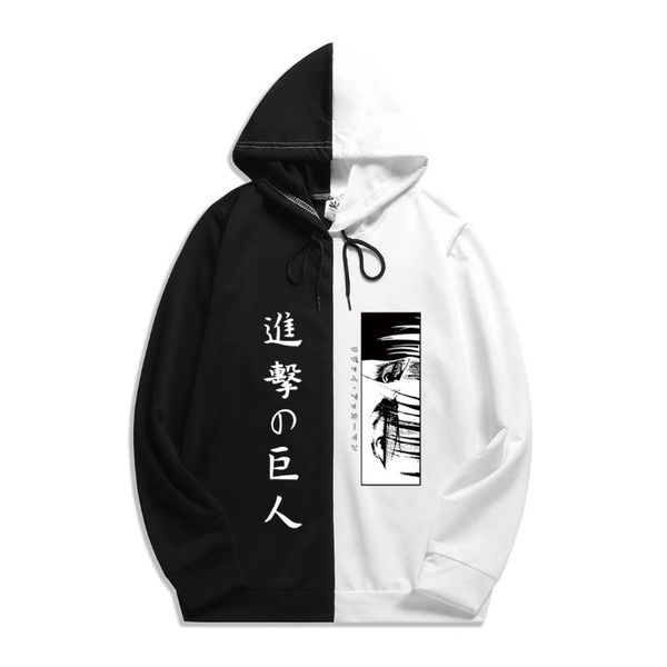 men's hoodies & sweatshirts summer fashion attack on titan print patchwork hoodie the sharingan pullovers streetwear thin clothing hara, Black
men's hoodies & sweatshirts summer fashion attack on titan print patchwork hoodie the sharingan pullovers streetwear thin clothing hara, Black