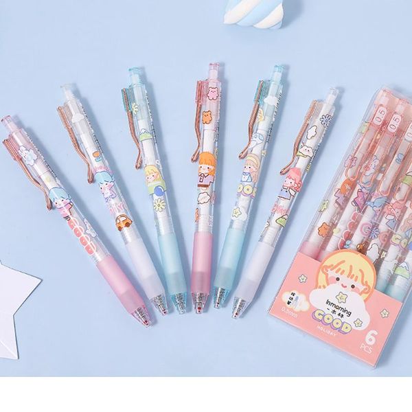 ballpoint pens 1pcs quick-drying retractable pen 0.5 mm cute style girl go to school christmas gift study office, Blue;orange
ballpoint pens 1pcs quick-drying retractable pen 0.5 mm cute style girl go to school christmas gift study office, Blue;orange