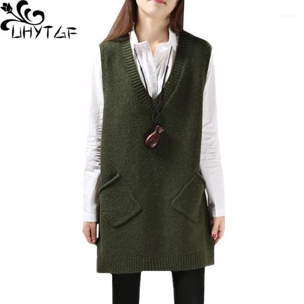 long vests for women knit pullover spring autumn vest sweater skirt sleeveless loose casual plus size waistcoat 7561, Black;white
long vests for women knit pullover spring autumn vest sweater skirt sleeveless loose casual plus size waistcoat 7561, Black;white