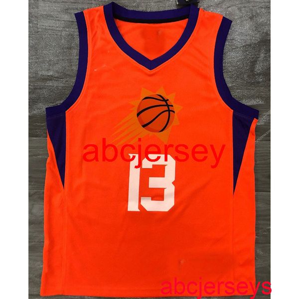 men's nash 13# 2021 orange basketball jersey s- vest, Black 
men's nash 13# 2021 orange basketball jersey s- vest, Black