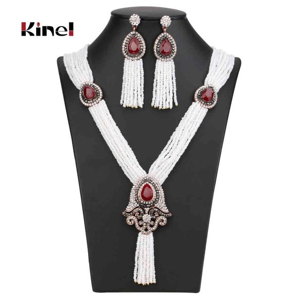 jewelry sets kinel 2021 new arrivals nigerian wedding necklace earring for women handmade african beads set party christmas gifts, Black
jewelry sets kinel 2021 new arrivals nigerian wedding necklace earring for women handmade african beads set party christmas gifts, Black