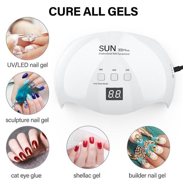 nail art kits sun x9plus led lamp dryer for nails manicure curing light with 30s 60s 99s timer lcd display painless tool
nail art kits sun x9plus led lamp dryer for nails manicure curing light with 30s 60s 99s timer lcd display painless tool
