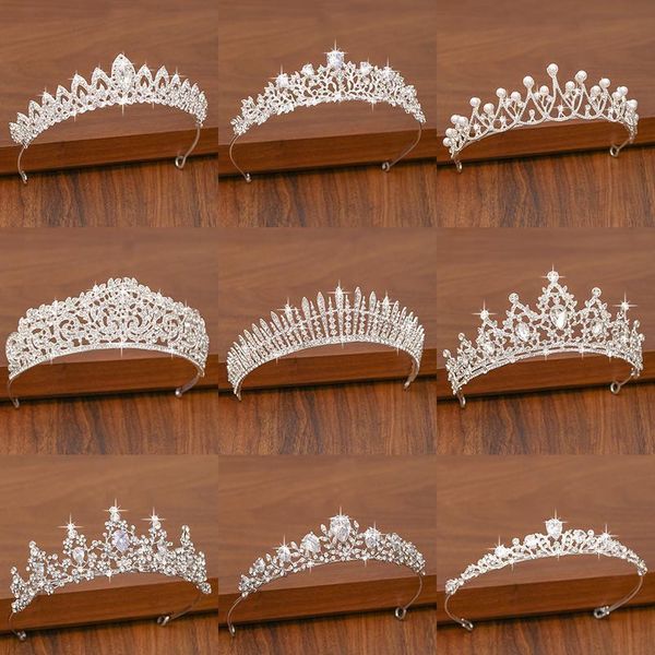 bridal tiara hair crown wedding hair accessories for women silver color crown for bridal crowns and tiara women acc qylsme 
bridal tiara hair crown wedding hair accessories for women silver color crown for bridal crowns and tiara women acc qylsme