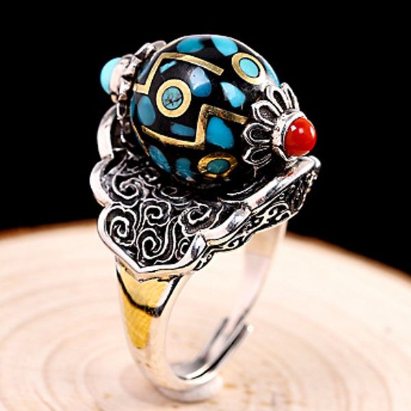 2021 new personality buddhism taoism real s925 sterling sier exquisite thoughts become open men and women ring dzi beads kytf, Silver
2021 new personality buddhism taoism real s925 sterling sier exquisite thoughts become open men and women ring dzi beads kytf, Silver
