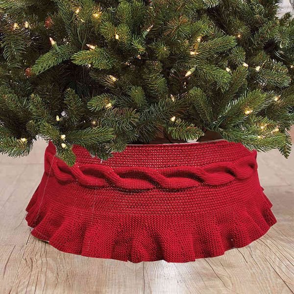 2022 new decoration tasting red fold lace three-dimensional knitted tree skirt christmas tree bottom apron
2022 new decoration tasting red fold lace three-dimensional knitted tree skirt christmas tree bottom apron