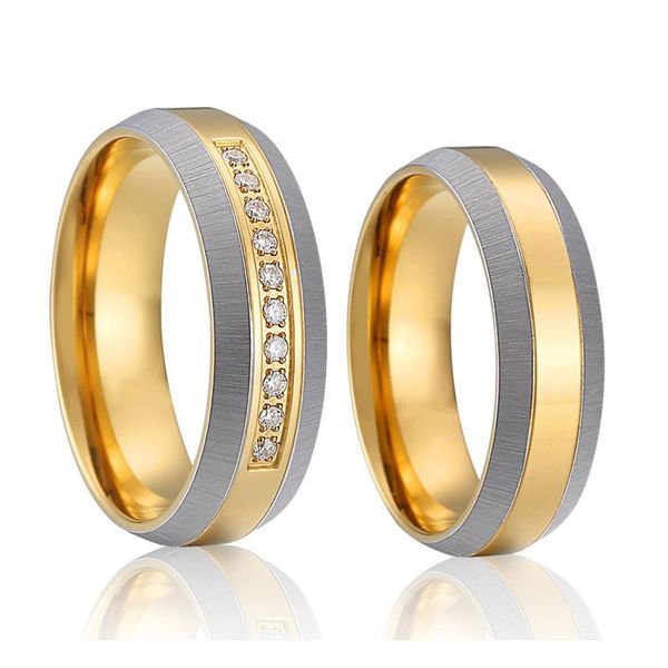 wedding rings unique western designer couple for men and women golden love alliance titanium jewelry finger ring, Slivery;golden 
wedding rings unique western designer couple for men and women golden love alliance titanium jewelry finger ring, Slivery;golden