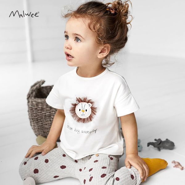 wear sleeve malwee2021 summer new short children's cartoon girl's t-shirt, Black;white
wear sleeve malwee2021 summer new short children's cartoon girl's t-shirt, Black;white
