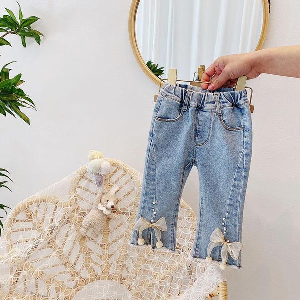 girls pearl bow jeans 2021 new korean baby girl casual pants soft spring trousers thin sky blue pants
girls pearl bow jeans 2021 new korean baby girl casual pants soft spring trousers thin sky blue pants
