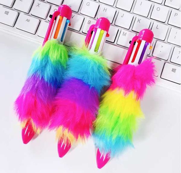 ballpoint pens 2pcs colorful multicolor ball pen cute creative imitation plush six color press, Blue;orange
ballpoint pens 2pcs colorful multicolor ball pen cute creative imitation plush six color press, Blue;orange