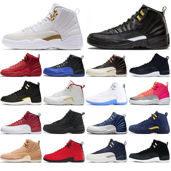 2021 hiigh og jumpman 12 12s basketball shoes for women mens reptile midnight-black royal blue winterized game trainers sports sneakers 40-4, White;red
2021 hiigh og jumpman 12 12s basketball shoes for women mens reptile midnight-black royal blue winterized game trainers sports sneakers 40-4, White;red