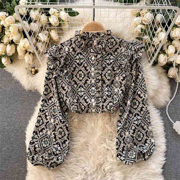 women fashion retro chic shirt round neck long sleeve diamond floral print ruffle elegant blusas de mujer blouse r187 210527, White
women fashion retro chic shirt round neck long sleeve diamond floral print ruffle elegant blusas de mujer blouse r187 210527, White