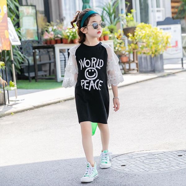 children lace sleeve t shirt summer girls tees clothes cotton for teenagers 4 5 6 7 8 9 10, Blue
children lace sleeve t shirt summer girls tees clothes cotton for teenagers 4 5 6 7 8 9 10, Blue