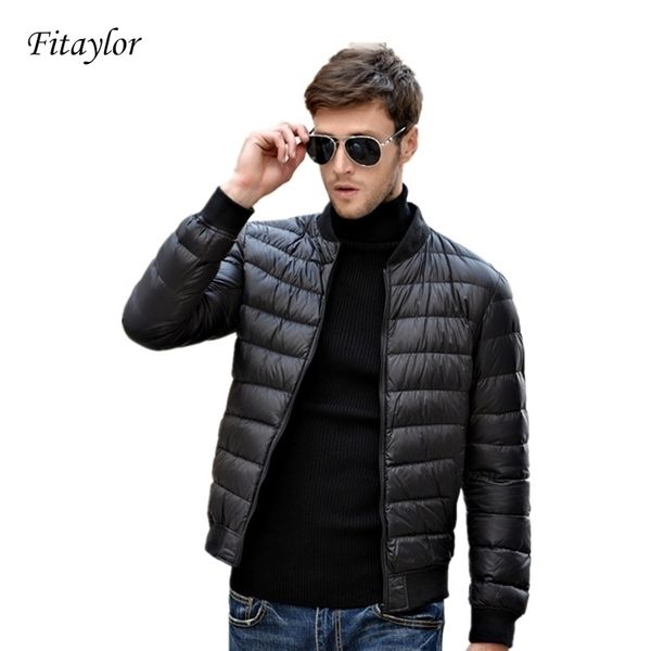 fitaylor winter men jacket 90% white duck down ultra light thin jackets o neck slim warm coat basic outwear windproof parkas 210222, Black
fitaylor winter men jacket 90% white duck down ultra light thin jackets o neck slim warm coat basic outwear windproof parkas 210222, Black