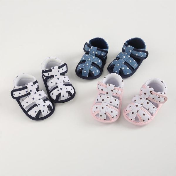 first walkers baby star print sandals infant fashion flats summer soft crib shoes prewalker anti-slip pierced walker l3
first walkers baby star print sandals infant fashion flats summer soft crib shoes prewalker anti-slip pierced walker l3