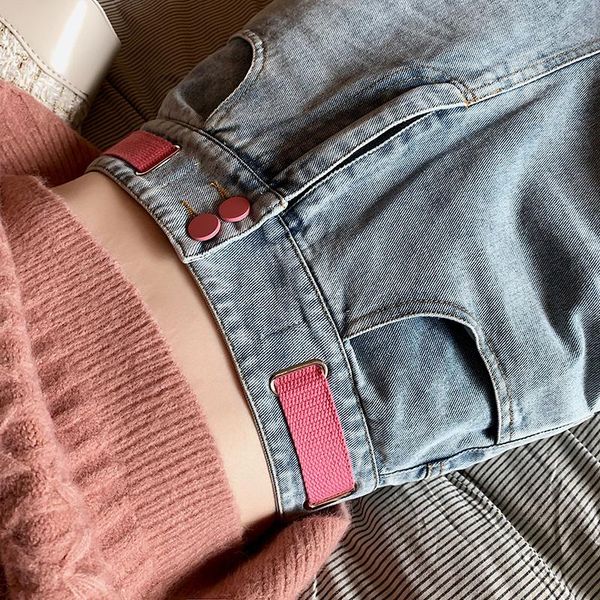 women's jeans 2021 clothes spring and autumn high waist straight loose harem, Blue
women's jeans 2021 clothes spring and autumn high waist straight loose harem, Blue