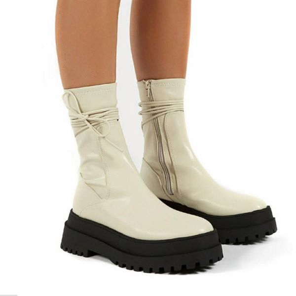 boots women shoes 2021 platform fashion mid calfskin ankle warm winter zipper leather botas mujer, Black
boots women shoes 2021 platform fashion mid calfskin ankle warm winter zipper leather botas mujer, Black