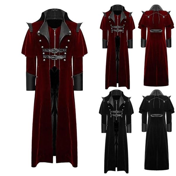 men's trench coats fashion halloween medieval cosplay costum men winter warm vampire steampink vintage tailcoat jacket overcoat outwear, Tan;black
men's trench coats fashion halloween medieval cosplay costum men winter warm vampire steampink vintage tailcoat jacket overcoat outwear, Tan;black