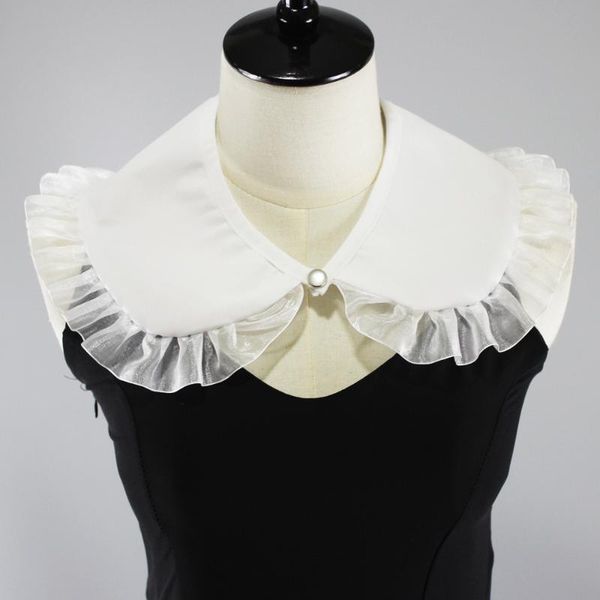 bow ties sitonjwly fashion lace floral fake collars shawl for women false collar half shirt detachable sweater clothes decor, Black;gray
bow ties sitonjwly fashion lace floral fake collars shawl for women false collar half shirt detachable sweater clothes decor, Black;gray