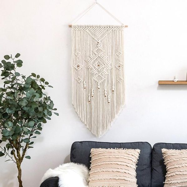 tapestries macrame woven wall hanging boho style bohemian room geometric tapestry art beautiful dorm decoration 55x100cm
tapestries macrame woven wall hanging boho style bohemian room geometric tapestry art beautiful dorm decoration 55x100cm