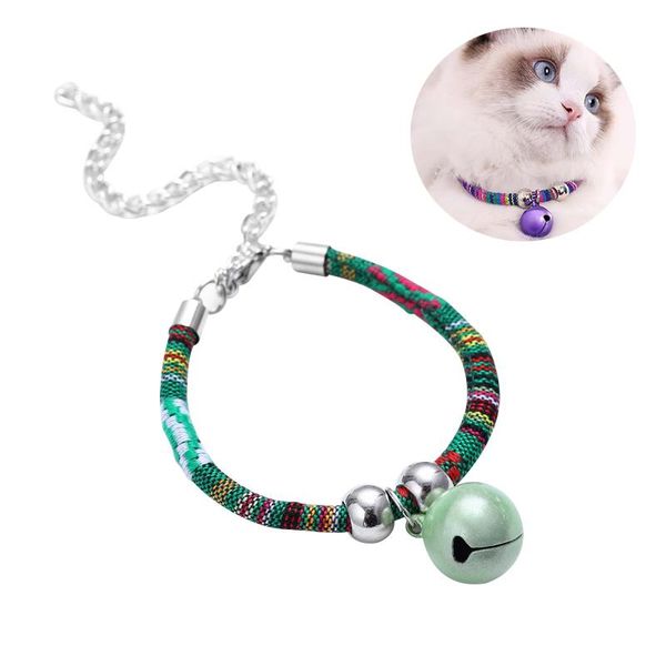 cat collars & leads 38cm cloth green necklace with bell adjustable metal buckle red woven rope handmade dog collar blue pet jewelry products
cat collars & leads 38cm cloth green necklace with bell adjustable metal buckle red woven rope handmade dog collar blue pet jewelry products