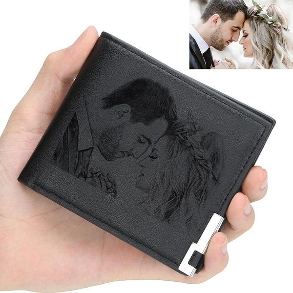 wallets custom wallet men personalized gifts for dad from daughter po bifold engraved pu leather purse him/her/husband, Red;black 
wallets custom wallet men personalized gifts for dad from daughter po bifold engraved pu leather purse him/her/husband, Red;black
