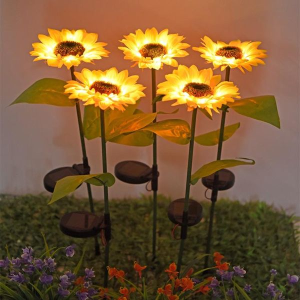 10pcs/lot led sunflower solar lawn light outdoor decoration simulation flower garden landscape lamp pathway waterproof lamp
10pcs/lot led sunflower solar lawn light outdoor decoration simulation flower garden landscape lamp pathway waterproof lamp