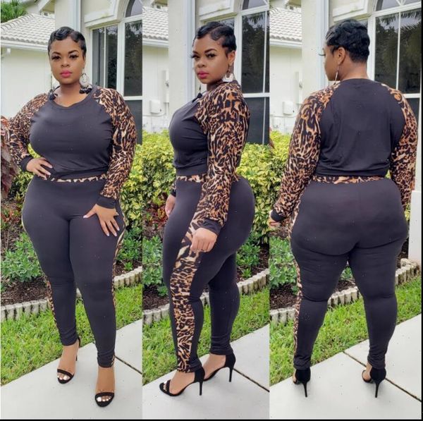 womens plus size two piece outfit leopard round neck long sleeve shirt bodycon pants set clubwear oversize tracksuit, Gray
womens plus size two piece outfit leopard round neck long sleeve shirt bodycon pants set clubwear oversize tracksuit, Gray