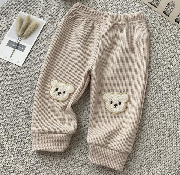 trousers toddler kids infant cute waffle pants baby autumn warm casual bear pattern for boys girls, Blue
trousers toddler kids infant cute waffle pants baby autumn warm casual bear pattern for boys girls, Blue