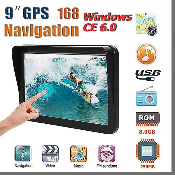 9" inch car truck gps navigation with bluetooth av-in fm 8gb sun shade visor capactive screen gps navigator
9" inch car truck gps navigation with bluetooth av-in fm 8gb sun shade visor capactive screen gps navigator