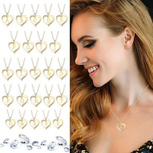 pendant necklaces fashion 26 letter necklace heart personality female alloy jewelry, Silver
pendant necklaces fashion 26 letter necklace heart personality female alloy jewelry, Silver