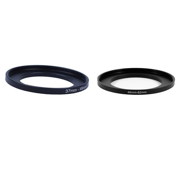 lens adapters & mounts 2 pcs camera parts filter step up ring adapter black, 46mm-62mm & 37mm-49mm
lens adapters & mounts 2 pcs camera parts filter step up ring adapter black, 46mm-62mm & 37mm-49mm