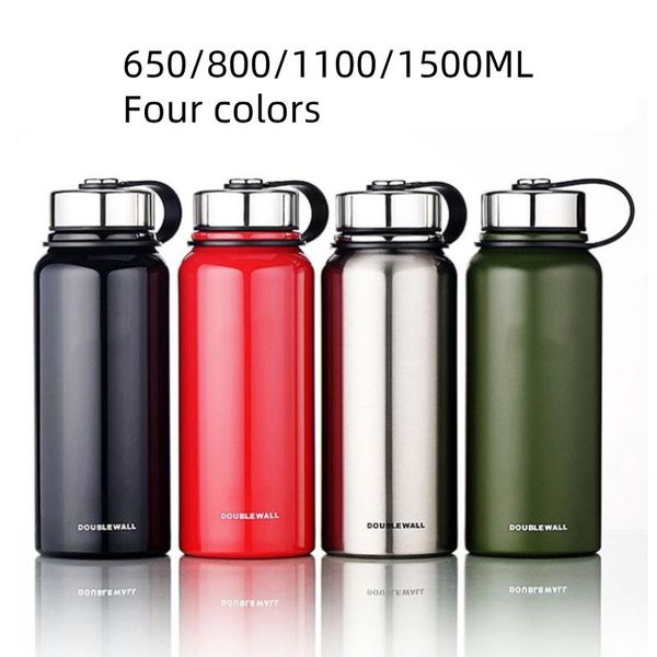 water bottles double-walled thermal cup portable stainless steel vacuum flasks 650/800/1100/1500ml insulated travel mug bottle
water bottles double-walled thermal cup portable stainless steel vacuum flasks 650/800/1100/1500ml insulated travel mug bottle