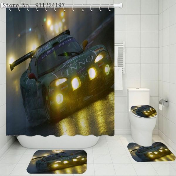shower curtains 4-pieces racing car waterproof curtain bathroom non-slip rug set bath carpets toilet seat cover floor mat 4 in 1
shower curtains 4-pieces racing car waterproof curtain bathroom non-slip rug set bath carpets toilet seat cover floor mat 4 in 1