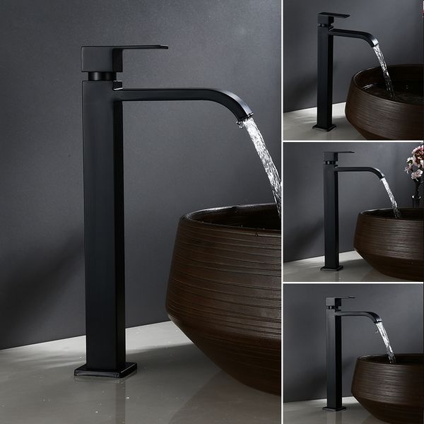 bathroom basin faucet stainless steel waterfall tall sink vessel tap matt black single handle deck mount lavotory faucets
bathroom basin faucet stainless steel waterfall tall sink vessel tap matt black single handle deck mount lavotory faucets