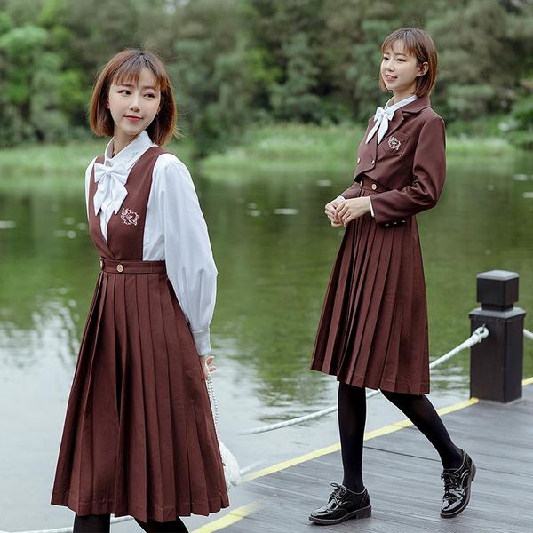clothing sets gold tea jk school uniforms for past miss big tall waist skirt suits show thin armor milk institute wind of colleges and unive, White
clothing sets gold tea jk school uniforms for past miss big tall waist skirt suits show thin armor milk institute wind of colleges and unive, White