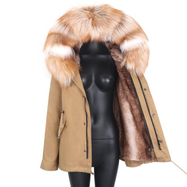 women's fur & faux 2021 winter parka women real coat detachable waterproof short natural raccoon collar imitation mink jacket, Black
women's fur & faux 2021 winter parka women real coat detachable waterproof short natural raccoon collar imitation mink jacket, Black