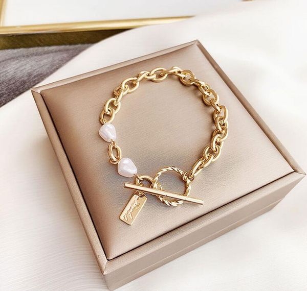 fashion women new simple design sense bracelet all-match girlfriend pearl hand jewelry, Black
fashion women new simple design sense bracelet all-match girlfriend pearl hand jewelry, Black
