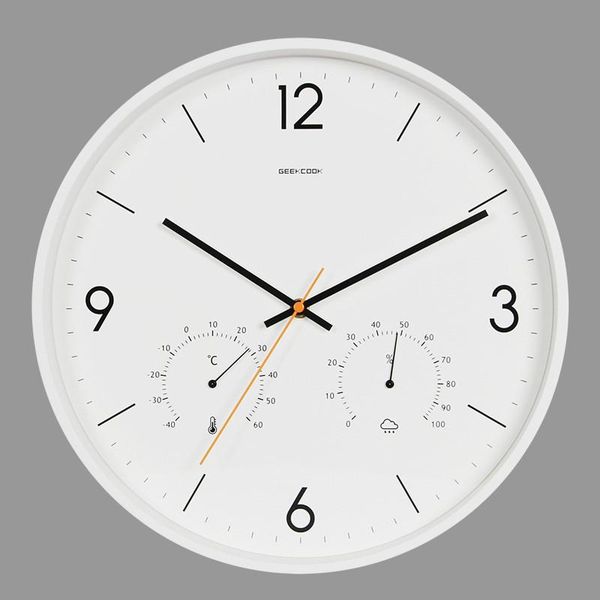 nordic home decor decorative wall clock modern design home metal frame clock with hygrometer mute clocks wall clocks
nordic home decor decorative wall clock modern design home metal frame clock with hygrometer mute clocks wall clocks