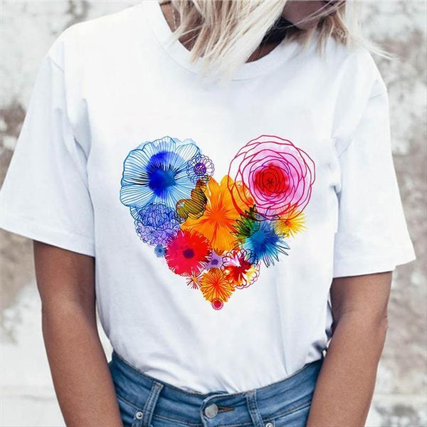 colorful love heart print womens t shirts short sleeve o neck loose summer tee camisetas mujer, White
colorful love heart print womens t shirts short sleeve o neck loose summer tee camisetas mujer, White