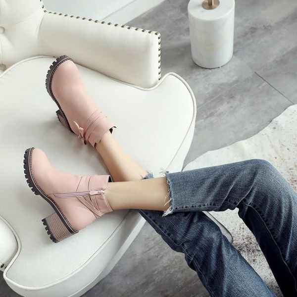 boots big size women shoes ankle for ladies bow side zipper non-slip bottom, Black
boots big size women shoes ankle for ladies bow side zipper non-slip bottom, Black