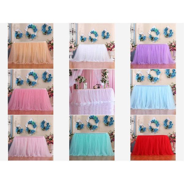 tulle table skirt for wedding decoration birthday baby shower party decor white tableware tablecloth two layer ice silk fabric
tulle table skirt for wedding decoration birthday baby shower party decor white tableware tablecloth two layer ice silk fabric