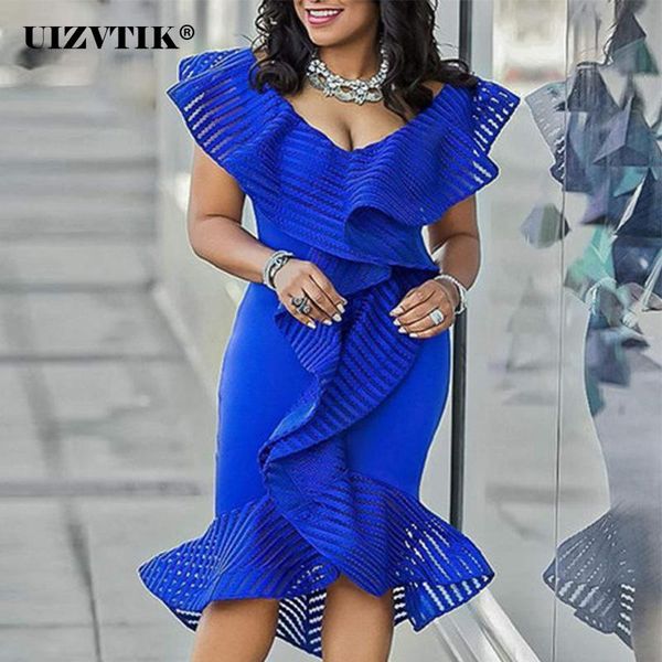casual dresses ruffles mesh banquet woman dress 2021 summer vintage v neck long party slim office pencil bodycon, Black;gray
casual dresses ruffles mesh banquet woman dress 2021 summer vintage v neck long party slim office pencil bodycon, Black;gray