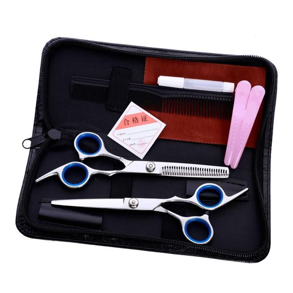 hair scissors 6 inch set hairdressing stainless steel flat cut tooth thinning tools
hair scissors 6 inch set hairdressing stainless steel flat cut tooth thinning tools